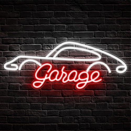 Led garage leuchtreklame auto - led,