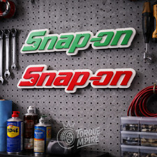 Snap-on Logo Schild Wand