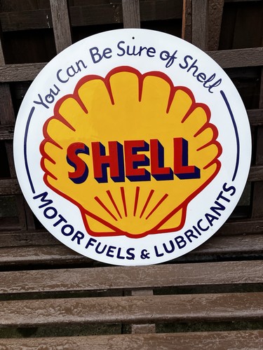 Shell handbemaltes rundes